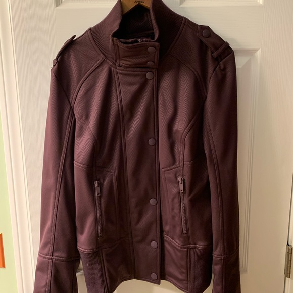 Deep purple chevron winter bomber jacket by Zella - Picture 2 of 7